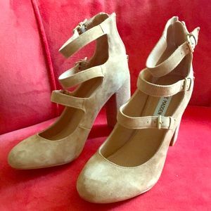 Steve Madden Veruca Leather Closed Toe Ankle Strap